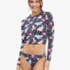Roxy Active Cropped Long Sleeve UPF 50 Rashguard