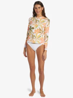 Roxy Sea Skippin UPF 50 Long Sleeve Rashguard -Roxy Swimwear Shop arjwr03204 roxyw wbb9 frt9