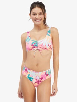 Roxy Active Athletic Bralette Bikini Top -Roxy Swimwear Shop arjx303539 roxyw ngp7 frt1