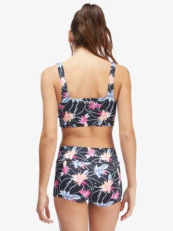Roxy Active Tankini Sports Bra Bikini Top -Roxy Swimwear Shop arjx303540 roxyw kvj6 bck1
