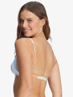 Roxy Wildflowers Reversible Tiki Triangle Bikini Top -Roxy Swimwear Shop arjx303574 roxyw wbb6 bck1