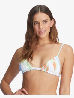 Roxy Wildflowers Reversible Tiki Triangle Bikini Top