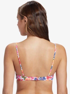 Roxy Bloomin Babe Underwired Bralette Bikini Top -Roxy Swimwear Shop arjx303619 roxyw mjy5 bck1