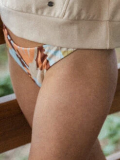 Roxy Floradelic Cheeky Printed Bikini Bottoms