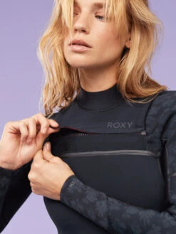 Roxy 3/2mm Swell Series Chest Zip Wetsuit -Roxy Swimwear Shop erjw103123 roxym kvj0 bck2