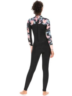 Roxy 4/3mm Swell Series Back Zip Wetsuit -Roxy Swimwear Shop erjw103124 roxyw kvj6 bck1