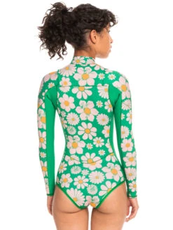 Roxy 1.5mm Pop Surf Cheeky Long Sleeve Springsuit -Roxy Swimwear Shop erjw403053 roxyw grj8 bck1