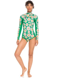 Roxy 1.5mm Pop Surf Cheeky Long Sleeve Springsuit -Roxy Swimwear Shop erjw403053 roxyw grj8 frt9