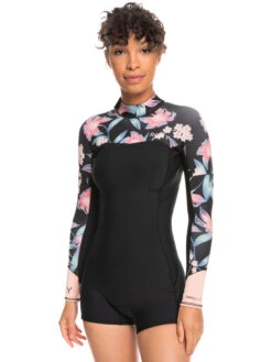 Roxy 2mm Swell Series Long Sleeve Back Zip Springsuit -Roxy Swimwear Shop erjw403054 roxyw kvj6 frt1