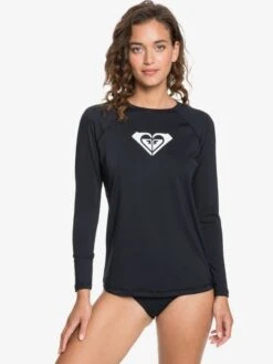 Roxy Beach Classics Long Sleeve UPF 50 Rashguard -Roxy Swimwear Shop erjwr03424 roxyw kvj0 frt1