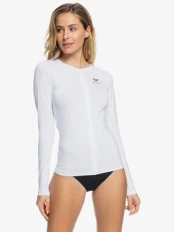 Roxy Essentials UPF 50 Long Sleeve Front Zip Rashguard