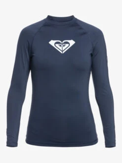 Roxy Whole Hearted Long Sleeve UPF 50 Rashguard -Roxy Swimwear Shop erjwr03547 roxyv bsp0 frt1