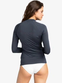 Roxy Whole Hearted Long Sleeve UPF 50 Rashguard -Roxy Swimwear Shop erjwr03547 roxyw bsp0 bck1