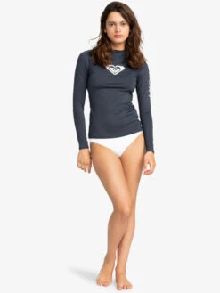 Roxy Whole Hearted Long Sleeve UPF 50 Rashguard -Roxy Swimwear Shop erjwr03547 roxyw bsp0 frt9