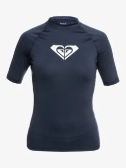 Roxy Whole Hearted Short Sleeve UPF 50 Rashguard -Roxy Swimwear Shop erjwr03548 roxyv bsp0 frt1