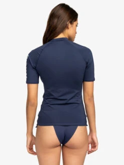 Roxy Whole Hearted Short Sleeve UPF 50 Rashguard -Roxy Swimwear Shop erjwr03548 roxyw bsp0 bck1