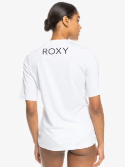 Roxy Enjoy Waves Short Sleeve UPF 50 Rashguard -Roxy Swimwear Shop erjwr03549 roxyw wbb0 bck1