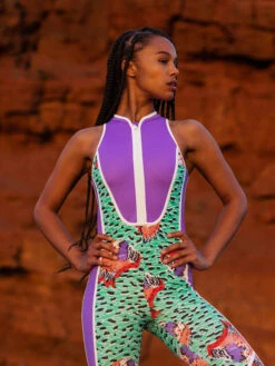 Stella Jean X Roxy UPF 50 Long Jane Wetsuit -Roxy Swimwear Shop erjwr03601 roxyl gnv5 frt4