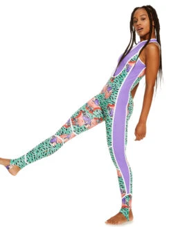 Stella Jean X Roxy UPF 50 Long Jane Wetsuit -Roxy Swimwear Shop erjwr03601 roxym gnv5 frt2