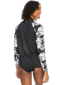 Roxy Beach Long Sleeve UPF 50 Rashguard -Roxy Swimwear Shop erjwr03653 roxyw kvj0 bck1