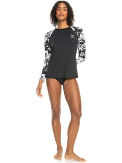 Roxy Beach Long Sleeve UPF 50 Rashguard -Roxy Swimwear Shop erjwr03653 roxyw kvj0 frt9