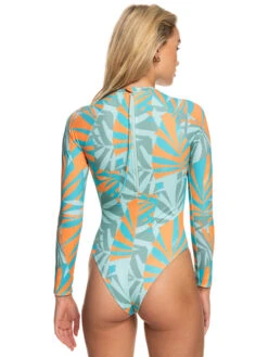 Roxy Pro The Overhead Long Sleeve One-Piece Swimsuit -Roxy Swimwear Shop erjwr03667 roxyw bhb6 bck1