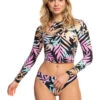 Roxy Active Cropped Long Sleeve Rashguard