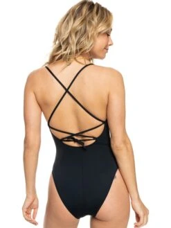 Roxy Beach Classics One-Piece Swimsuit -Roxy Swimwear Shop erjx103406 roxyw kvj0 bck1