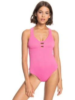 Roxy Love Rib Asia One-Piece Swimsuit -Roxy Swimwear Shop erjx103414 roxyw mkh0 frt1