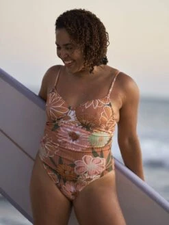 Roxy Love Rib The Muse Underwire One Piece Swimsuit -Roxy Swimwear Shop erjx103463 roxyl ckn7 frt10