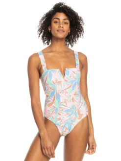Roxy Love Rib The Coco D-Cup One Piece Swimsuit -Roxy Swimwear Shop erjx103506 roxyw gfe9 frt1