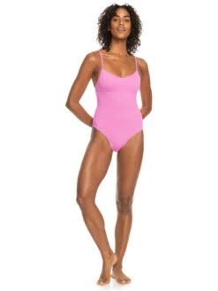 Roxy Active Rib One Piece Swimsuit -Roxy Swimwear Shop erjx103529 roxyw mgj0 frt9