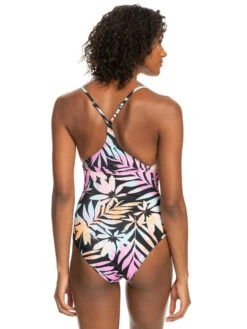 Roxy Active One Piece Swimsuit -Roxy Swimwear Shop erjx103530 roxyw kvj4 bck1
