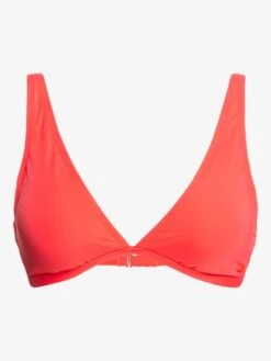 Roxy Solid Beach Classics Elongated Triangle Bikini Top -Roxy Swimwear Shop erjx304208 roxyv rmc0 frt1