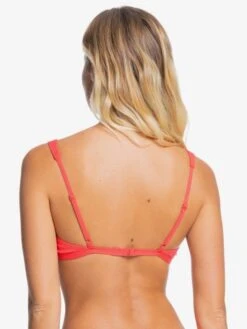 Roxy Solid Beach Classics Elongated Triangle Bikini Top -Roxy Swimwear Shop erjx304208 roxyw rmc0 bck1