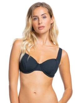 Roxy Beach Classics Underwire D-Cup Bikini Top -Roxy Swimwear Shop erjx304339 roxyw kvj0 frt1
