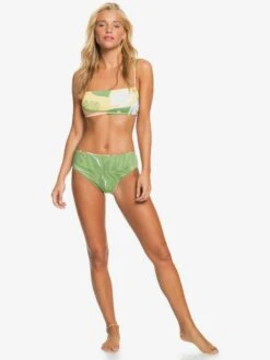 Roxy Wildflowers Reversible Bandeau Bikini Top -Roxy Swimwear Shop erjx304425 roxyw gln7 frt9
