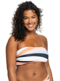 Roxy Paradiso Passport Bandeau Bikini Top -Roxy Swimwear Shop erjx304526 roxyw wbb0 frt10