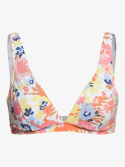 Roxy Printed Beach Classics D-Cup Underwired Bikini Top -Roxy Swimwear Shop erjx304726 roxyv wbb6 frt1