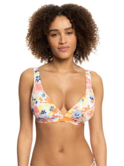 Roxy Printed Beach Classics D-Cup Underwired Bikini Top
