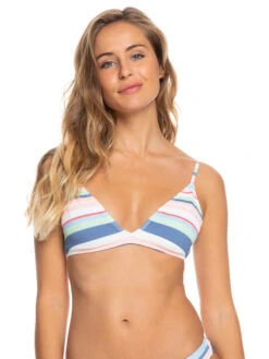 Roxy Line Up Fixed Triangle Bikini Top 11 Roxy Line Up Fixed Triangle Bikini Top -Roxy Swimwear Shop erjx304766 roxyw wbb4 frt1