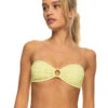 Roxy Salty Shine O-Ring Bandeau Bikini Top