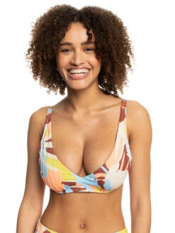 Roxy Floraldelic Printed D-Cup Bikini Top -Roxy Swimwear Shop erjx304867 roxyw cpq6 frt1