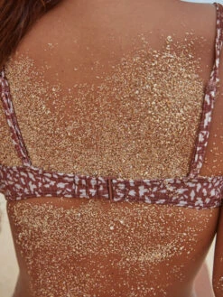 Roxy Love The Surf Knot Printed Rib Bikini Top -Roxy Swimwear Shop erjx304869 roxyl cpq8 bck1