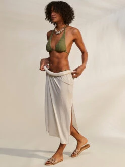 Roxy Current Coolness Elongated Triangle Bikini Top -Roxy Swimwear Shop erjx304941 roxym gng0 frt10