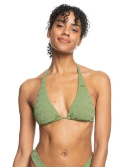 Roxy Current Coolness Elongated Triangle Bikini Top -Roxy Swimwear Shop erjx304941 roxyw gng0 frt1