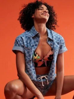 Roxy Color Jam Tank Bikini Top -Roxy Swimwear Shop erjx304964 roxym kvj6 frt10