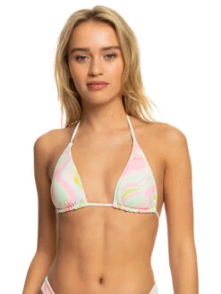 Roxy Tropics Hype Reversible Tiki Tri Bikini Top -Roxy Swimwear Shop erjx305015 roxyw gbg3 frt1