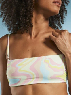 Roxy Tropics Hype Reversible Bandeau Bikini Top -Roxy Swimwear Shop erjx305016 roxym gbg3 bck2