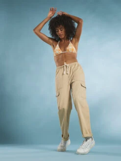 Roxy Wavy Babe Tiki Tri Bikini Top -Roxy Swimwear Shop erjx305020 roxym gbg6 bck9